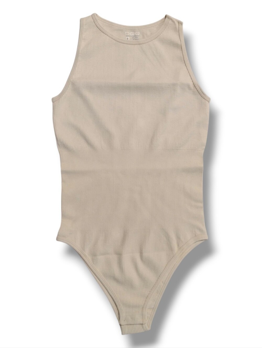 OQQ Ribbed Tank Bodysuit